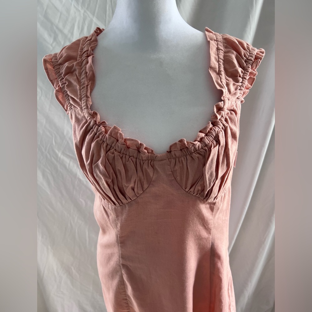 Free People NEW Like A Lady Mini Dress Cocoa Dress Size Med NWT - Picture 5 of 14